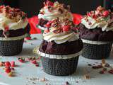 Black Velvet Cupcakes aux m&ms