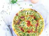 Clafoutis de courgettes et feta