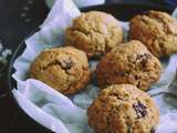 Cookies aux noisettes, chocolat et pignons de pins