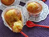 Madeleines fourrées à la confiture d'abricots