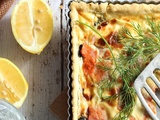 Quiche légère au saumon et épinards