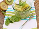 Salade de Kiwis aux 2 Citrons & Basilic