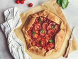 Tarte rustique à la tomate et moutarde ancienne