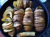 Pommes de terre type au four type 'hasselbackpotatis 