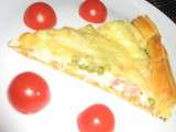 Quiche petits-pois carottes