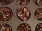 Roses des sables en chocolat