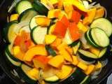 Soupe d'automne potiron-courgettes