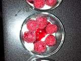 Verrines aux fruits rouges