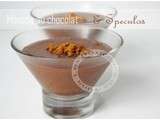 Mousse au chocolat & speculos