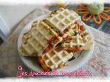 Gaufre pizza