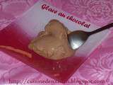 Glace au chocolat