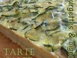 Tarte aux courgettes et aux oignons