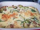 Clafoutis aux courgettes