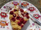 Gâteau aux framboises et aux amandes