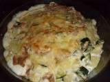 Gratin de courgettes au thon