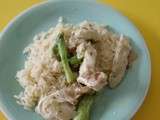 Poulet aux asperges