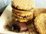 Biscuits fourrés au chocolat