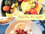 Galette de lupin façon fajitas