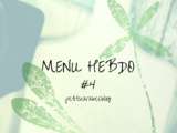 Menu hebdo #4