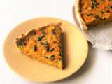 Quiche aux légumes et curcuma