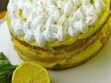 Tarte au citron meringuee facon layer cake {1an de la bataille food}