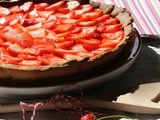 Tarte aux fraises panna cotta noix de coco