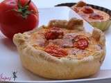 Tartelette aux tomates cerises et parmesan