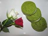 Chocos au thé vert et à la rose