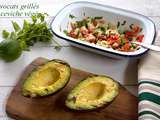 Avocats grillés, ceviche végétarien – Recette autour d’un ingrédient #40