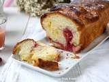 Brioche aux framboises et chocolat blanc