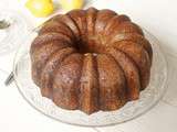 Bundt cake très citron et graines de pavot