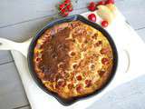 Clafoutis aux tomates cerise et scarmoza fumée