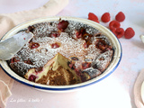 Clafoutis coco framboises cerises