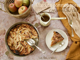 Clafoutis pommes poires, caramel au cidre