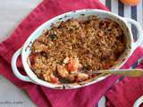 Crumble muesli et noix de coco aux fruits d’été