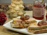 Foie gras mi-cuit et figues confites