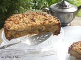 Gâteau streusel aux mirabelles