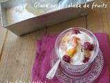 Glace coco, salade de fruits