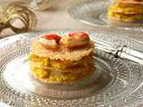 Mille-feuilles de Saint-Jacques au curcuma