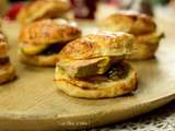 Mini-galettes des rois au foie gras