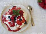 Mini pavlova aux fruits rouges