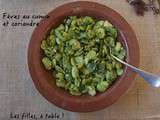 Salade de fèves au cumin et coriandre