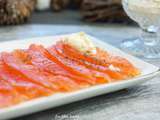 Saumon gravlax au miel et à l'orange