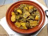 Tajine de boeuf aux navets boule d’or et pois chiches