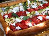 Tarte bayadère aux légumes d’été