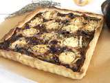 Tarte chèvre aubergine