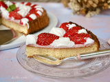 Tarte renversée aux fraises