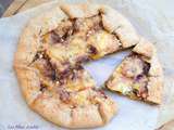 Tarte rustique aux aubergines et scamorza