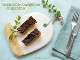 Terrine de courgettes et menthe