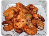 Gambas marinées airfryer